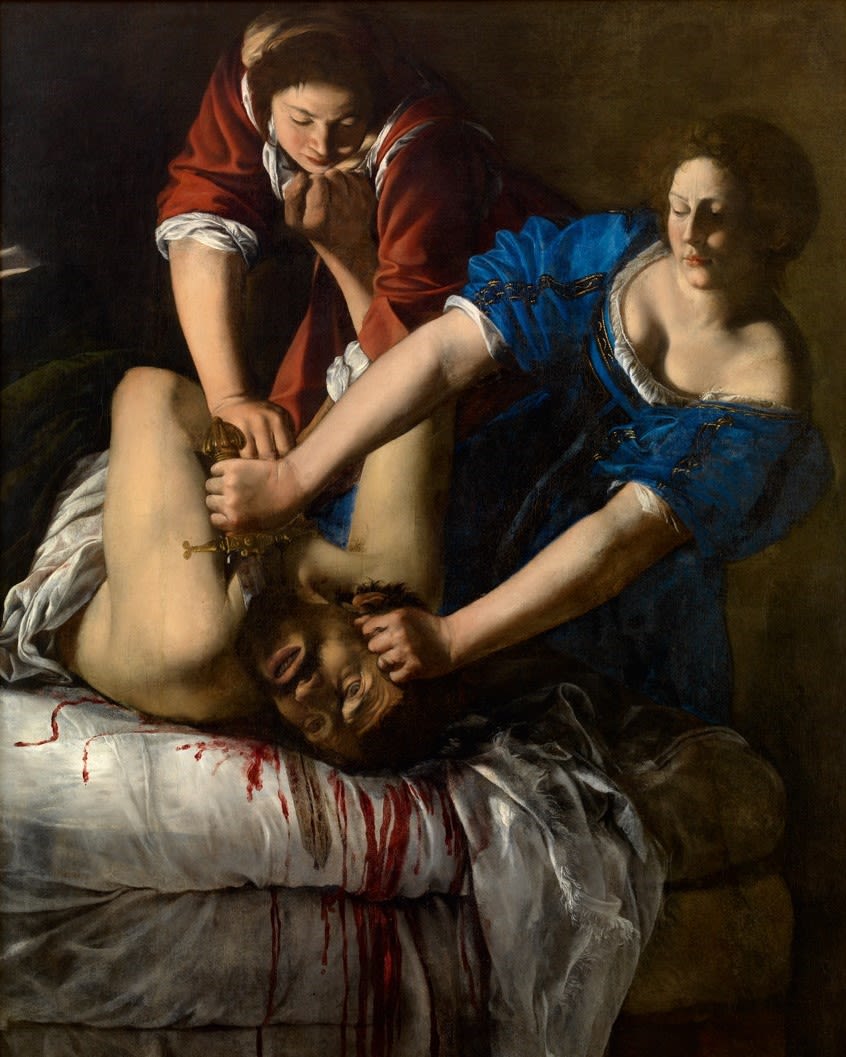 Giuditta che decapita Oloferne, Napoli